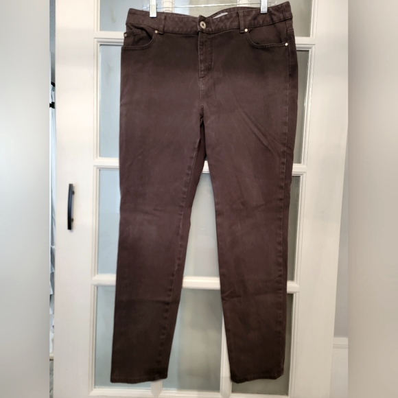 Chico's Denim - 🔴 Chicos size 2 Platinum Denim Skinny Leg